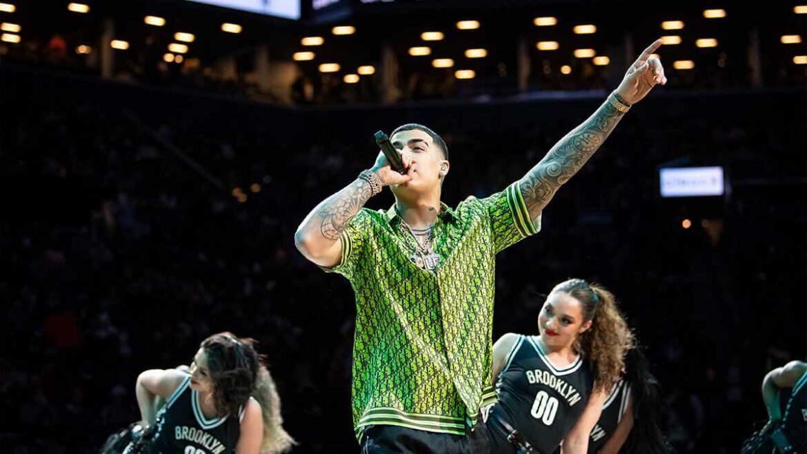 Lunay en el Halftime de la NBA 2022 / Fotos: Jaque