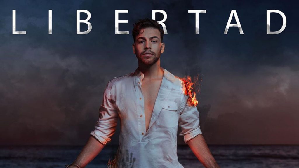 Portada de "Libertad", primer álbum de Agoney