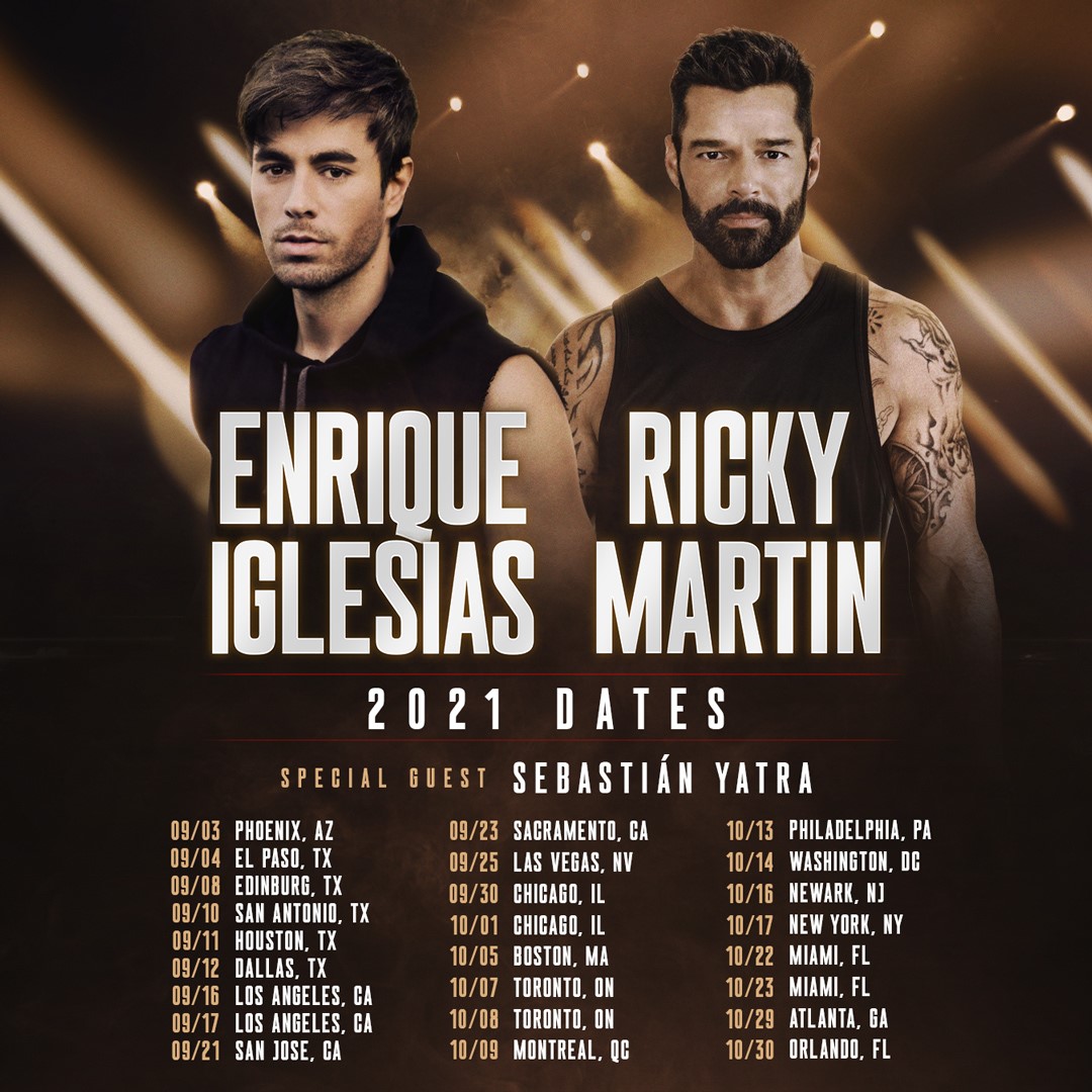 Gira Enrique Iglesias y Ricky Martin / Foto: @EnriqueIglesias (Facebook)