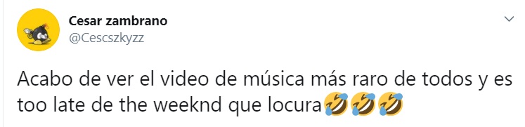 Reacci&oacute;n Too Late / Foto: Twitter