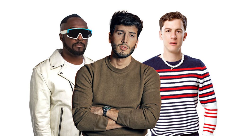 Will.i.am, Sebastián, Yatra, Guaynaa / Foto: Universal Music Group