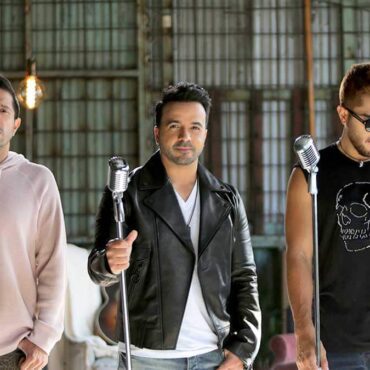 Luis Fonsi junto a Cali y El Dandee / Foto: Universal Music Group