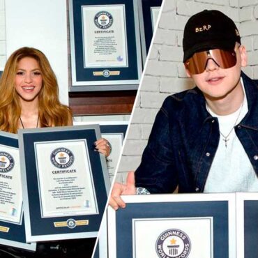 Shakira y Bizarrap logran 4 récords Guinness con su colaboración. / Foto: @guinnessworldrecords