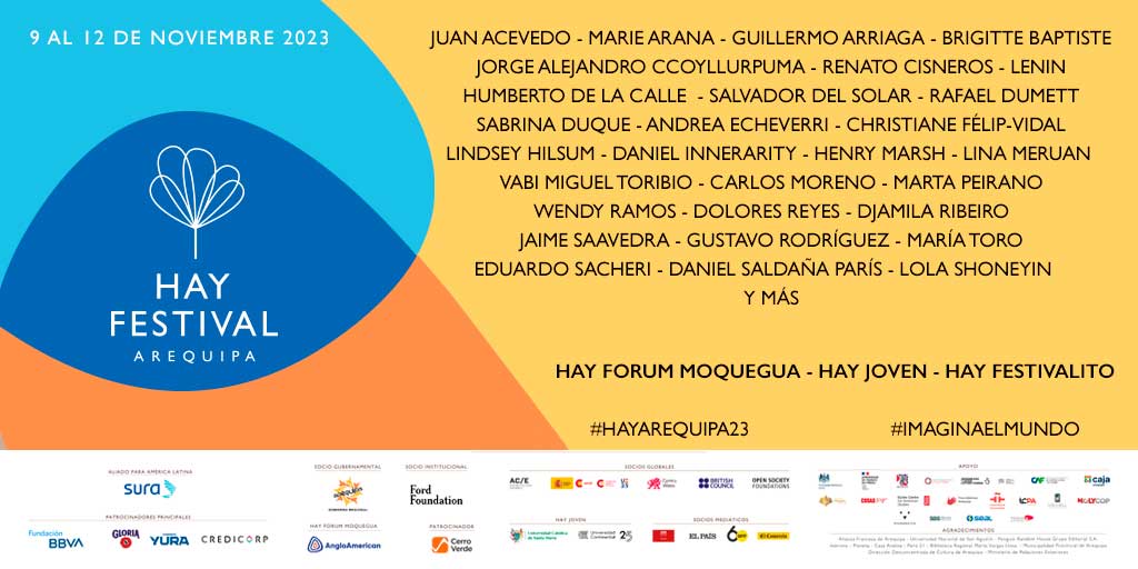 Hay Festival Arequipa 2023 folleto
