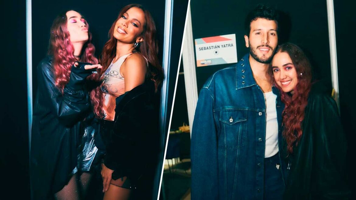 Megaland Ela Taubert junto a Sebastian Yatra y Anitta