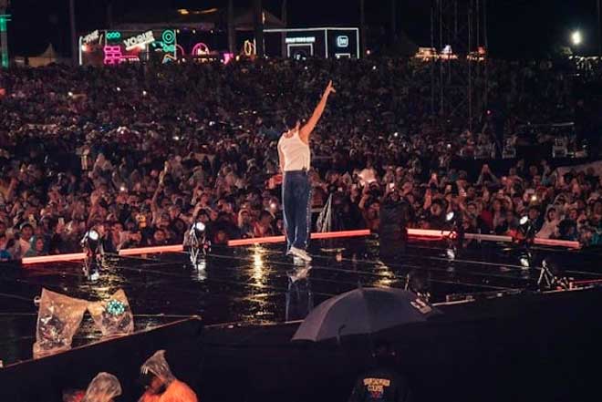 Sebastian Yatra en Festival Megaland en Bogota