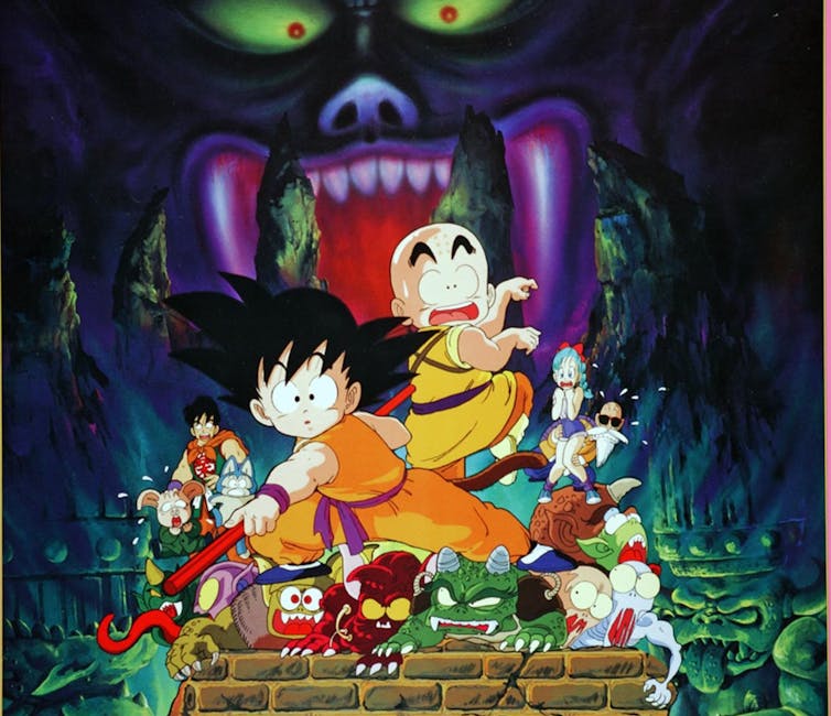 Akira Toriyama - Fragmento del cartel de ‘Dragon Ball: La bella durmiente en el castillo del mal’. IMDB