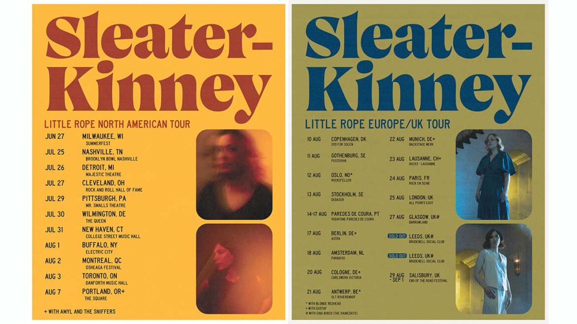Sleater Kinney se prepara para gira por Norteamerica